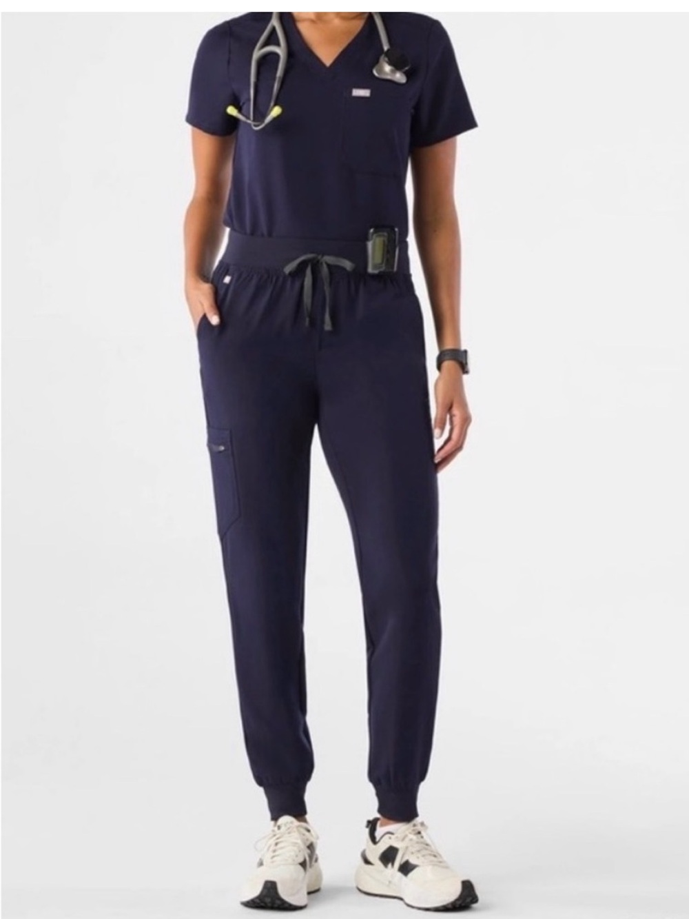 FIGS Navy Women's Jogger Scrub Set